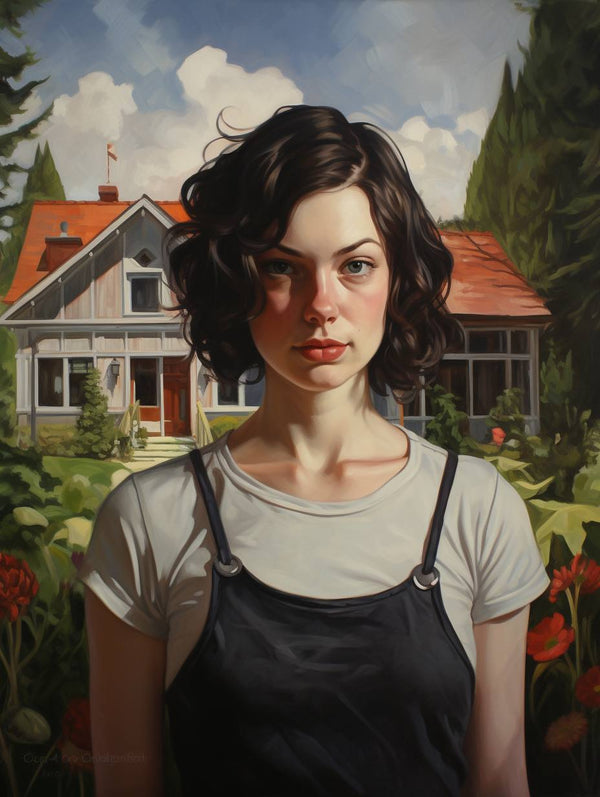 House  Portrait Painting