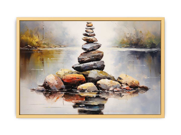 Stacking Stones  Art  Poster