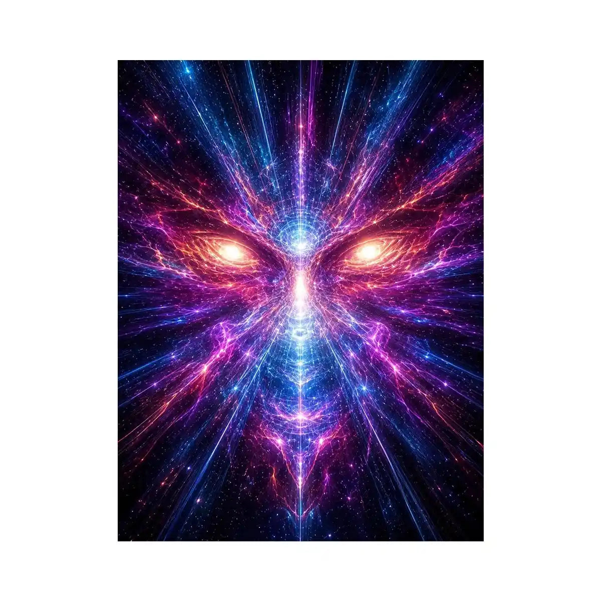 Cosmic Awakening canvas art for modern luxury decor.