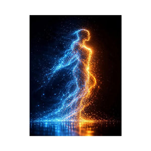 Ethereal Motion canvas art for modern luxury decor.