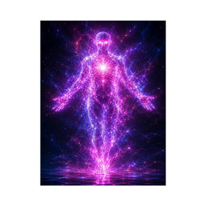Quantum Ascension canvas art for modern luxury decor.