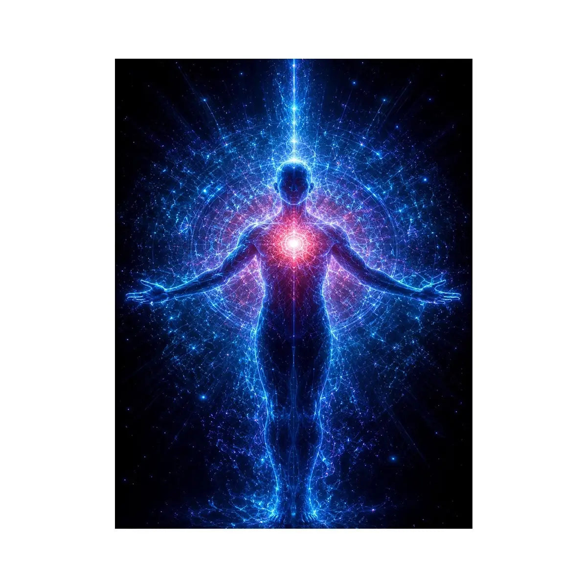 Celestial Pulse canvas art for modern luxury decor.