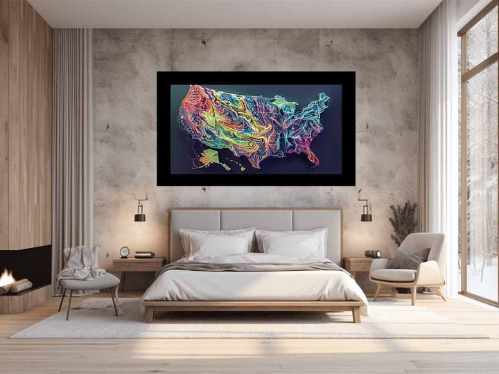 Rainbow  Map USA