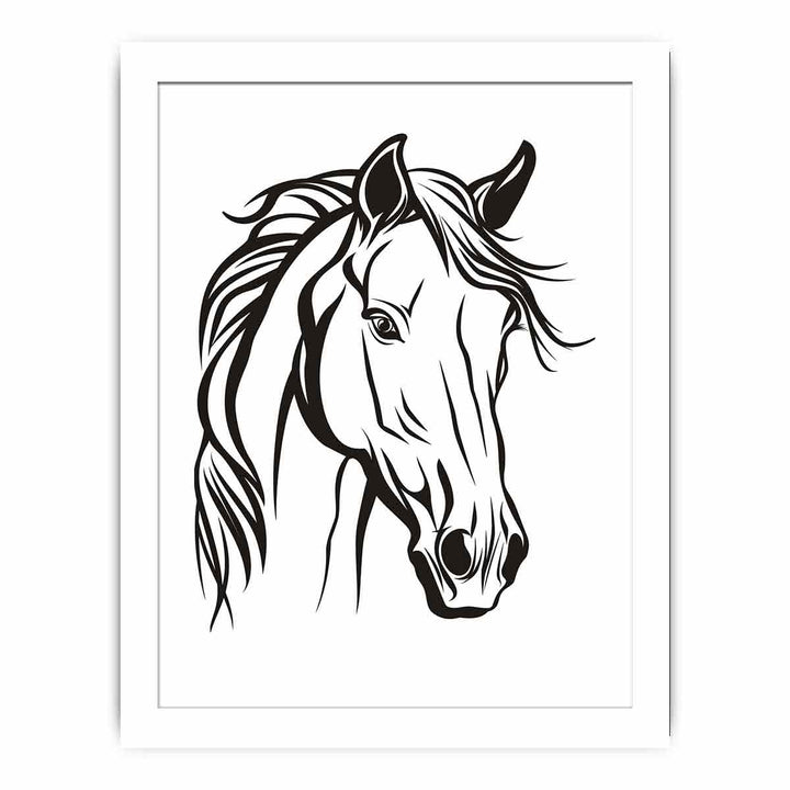 Horse  Streched canvas