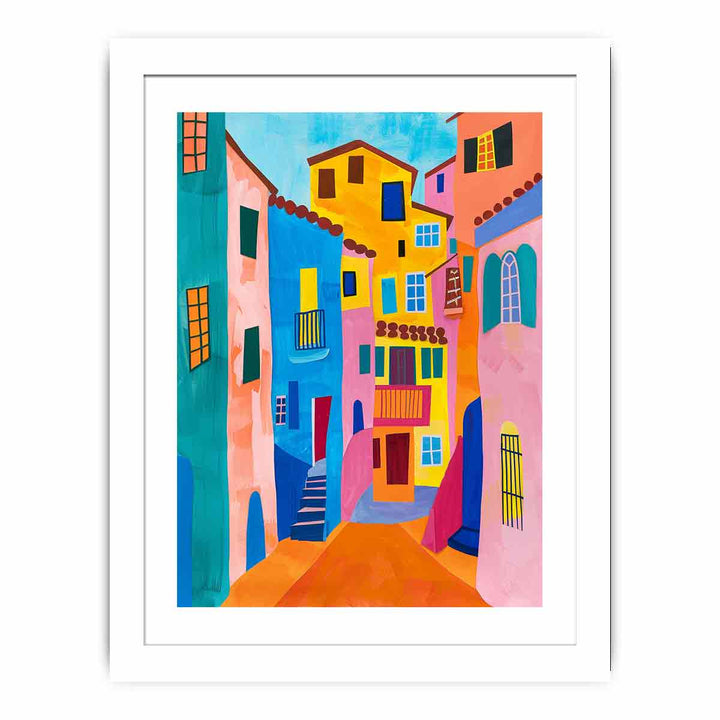 Lovely Street Streched canvas