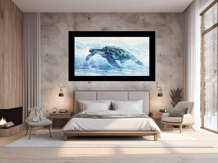 Turtle In Sea 