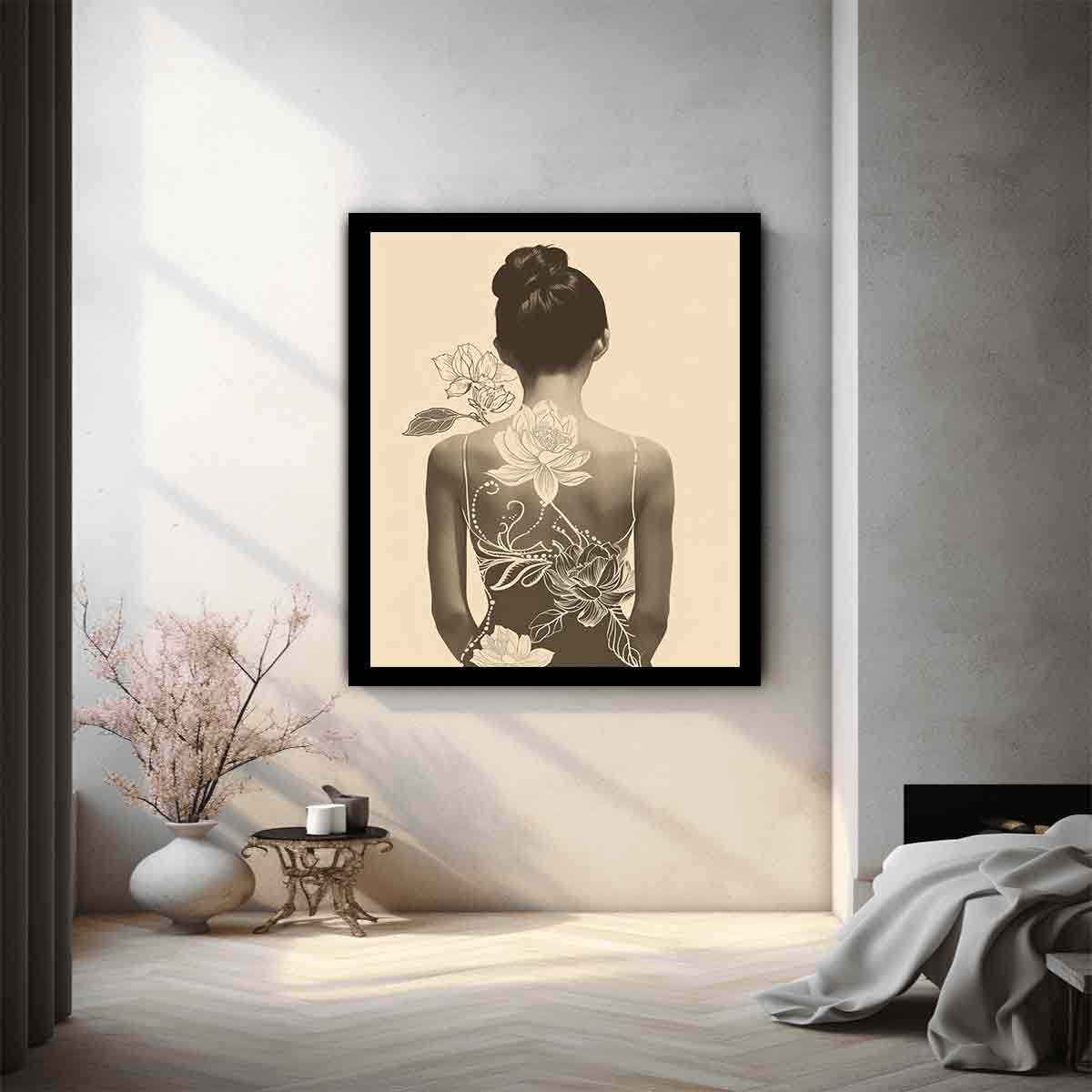 Floral Back