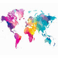 Watercolor Map