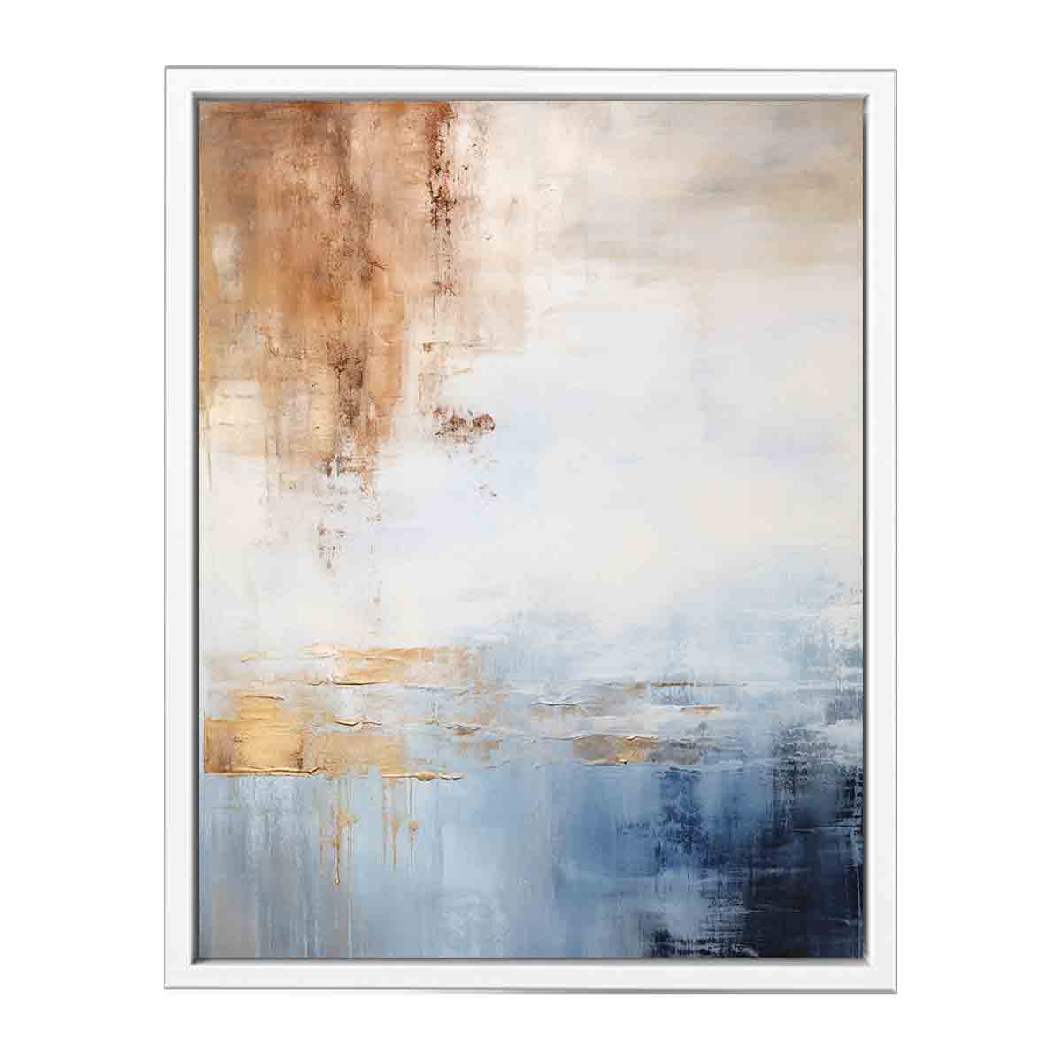 Blue Brown Art  Painting
