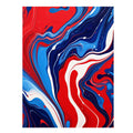 Blue And Red Art