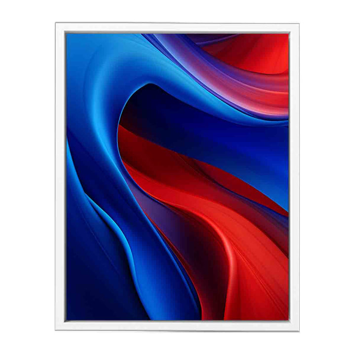 Blue And Red Art  Painting