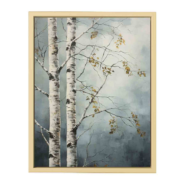 Birch Tree Artwork framed Print