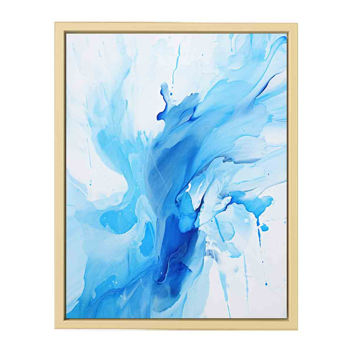 Abstract Blue Artwork framed Print