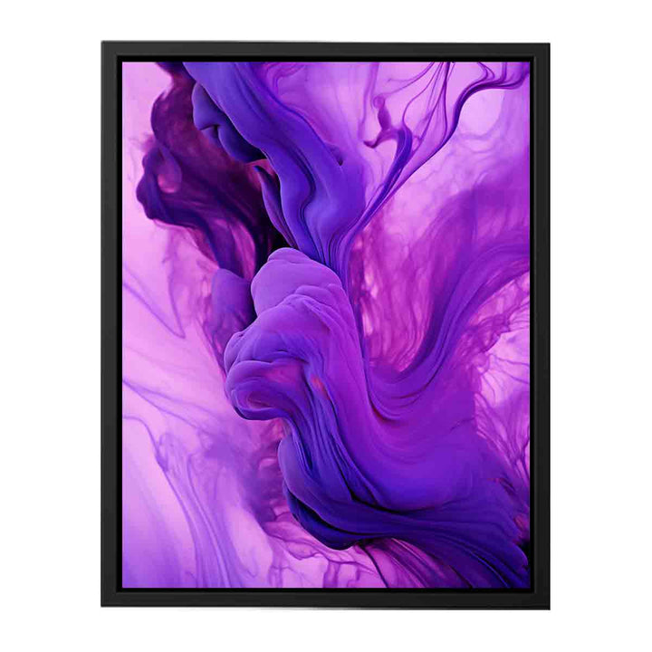 Purple Abstract Artwork  canvas Print