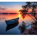 Calm  At Sunset