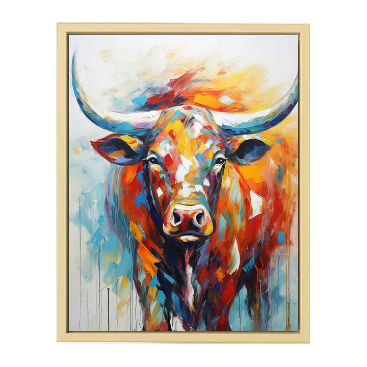 The Bull Painting framed Print