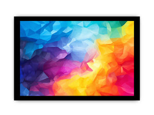 Chromatic Prism Field canvas art for modern room decor.