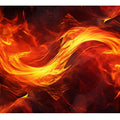 Abstract Fire Painting