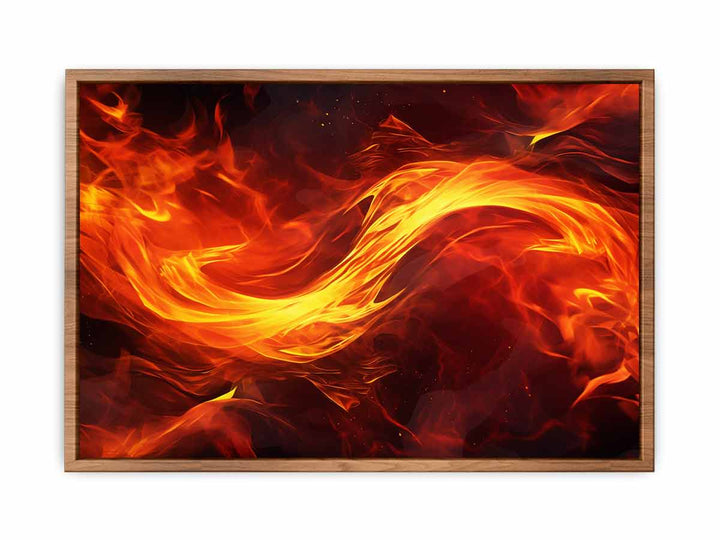 Abstract Fire Painting  