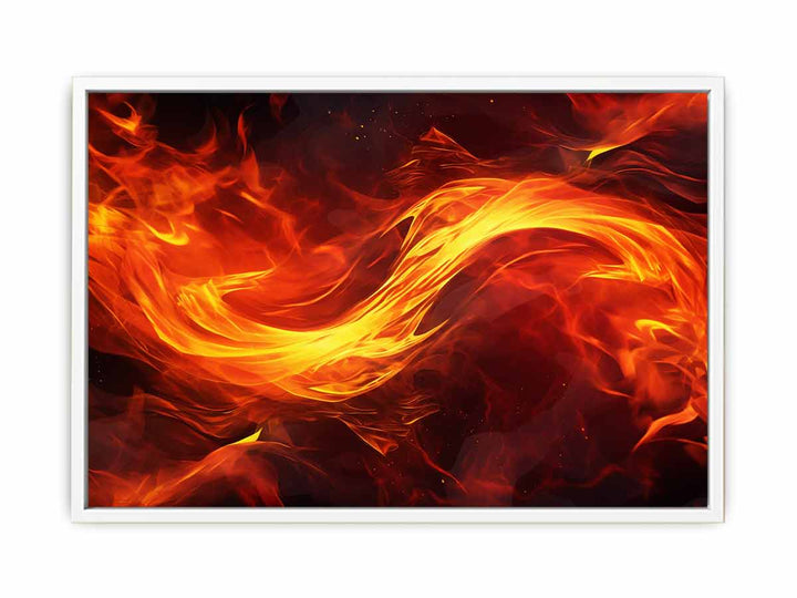 Abstract Fire Painting  