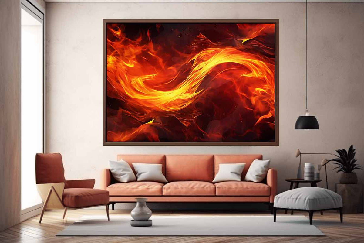 Inferno Motion canvas art for modern room decor.