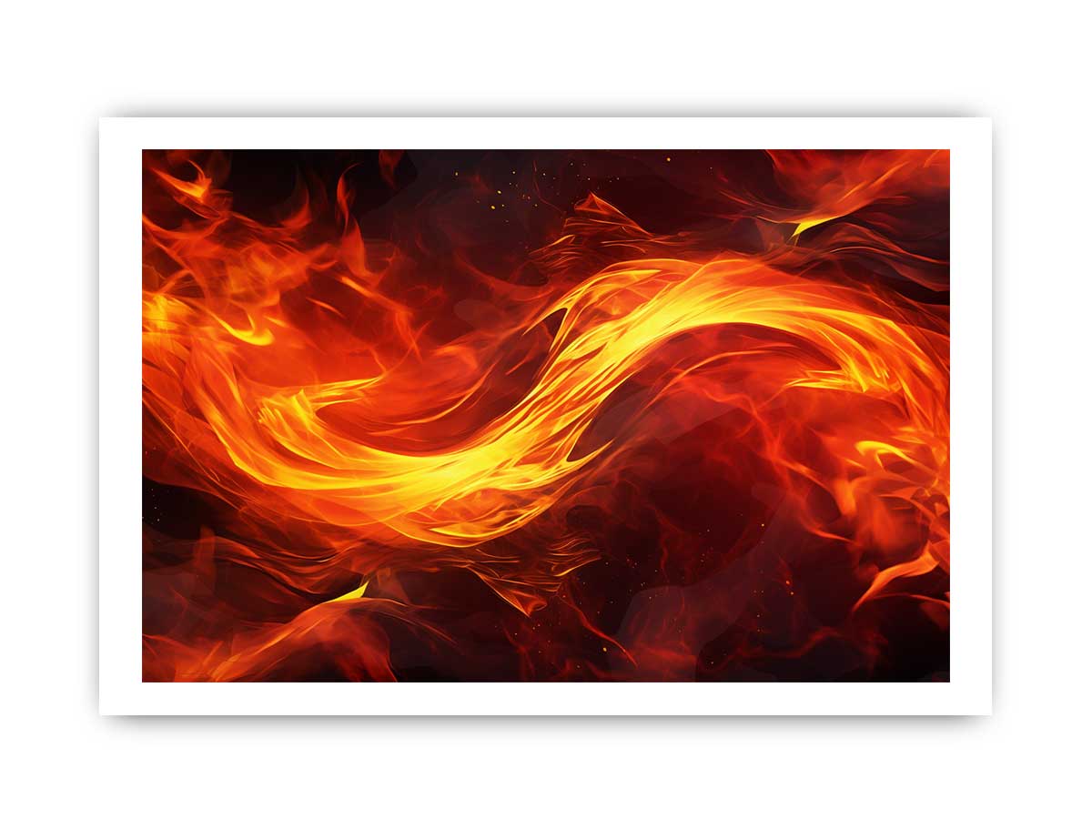 Inferno Motion canvas art for modern room decor.