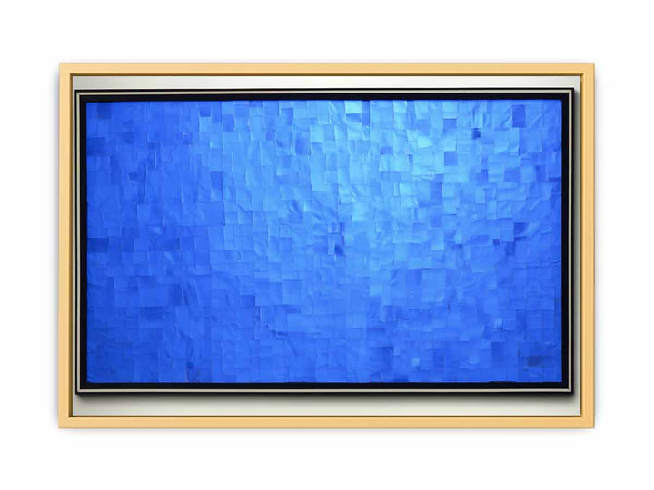 Blue Glass Wall Art framed Print