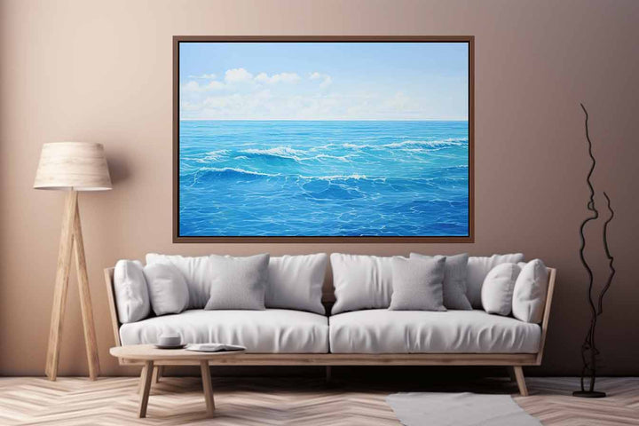Calm Ocean Painting Art Print