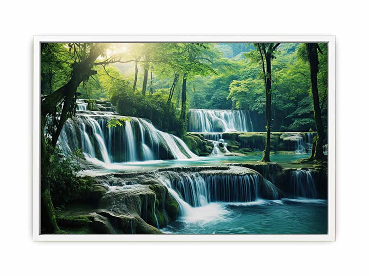 Luxury Waterfall Art  Painting