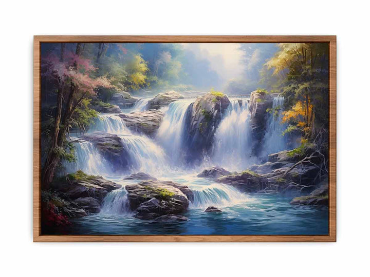 Luxury Waterfall Painting  