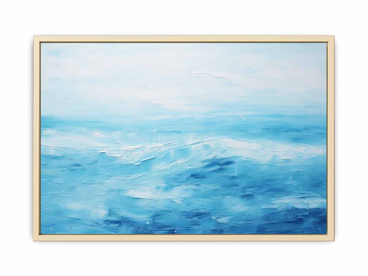 Ocean Abstract Artwork framed Print