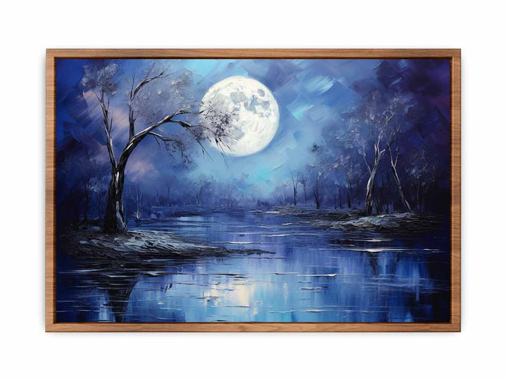 Moonlight Oil Artwork  Painting