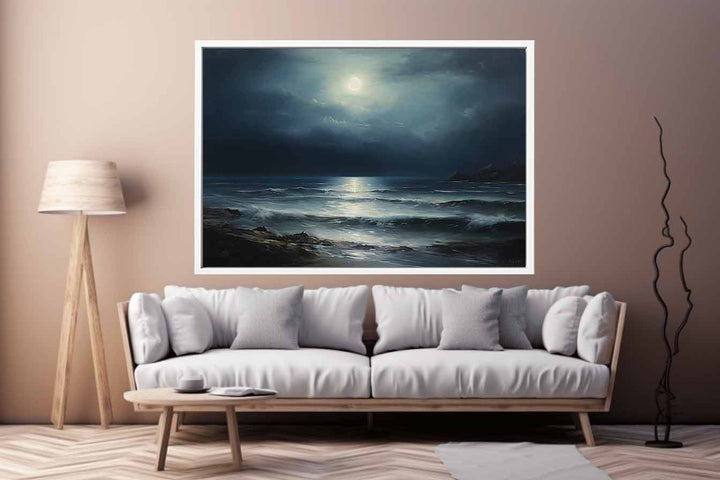 Moonlight Oil Painting Art Print