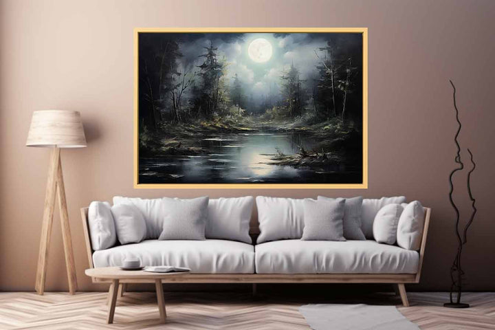 Moonlight Painting Art Print