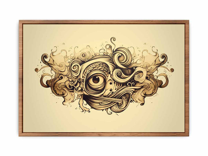 Old Stylvinatge eye Art  Painting