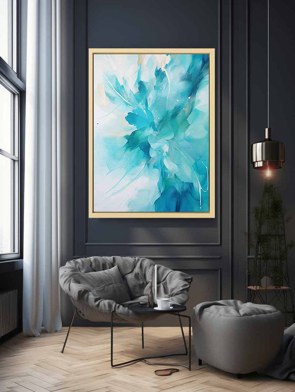 Teal Art Print