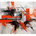 Red Abstract Wall Art