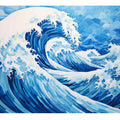 Ocean Waves Painting Inspired