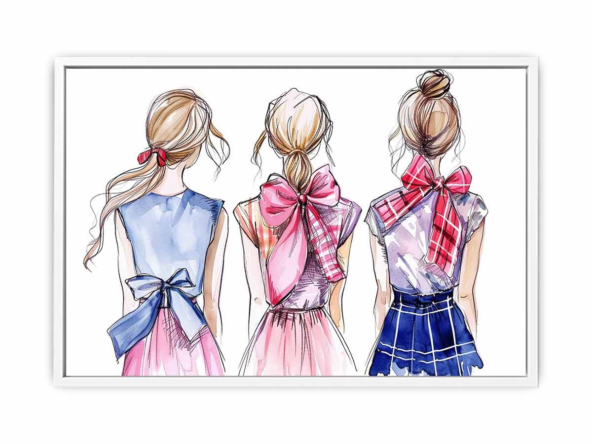 Three Streched canvas
