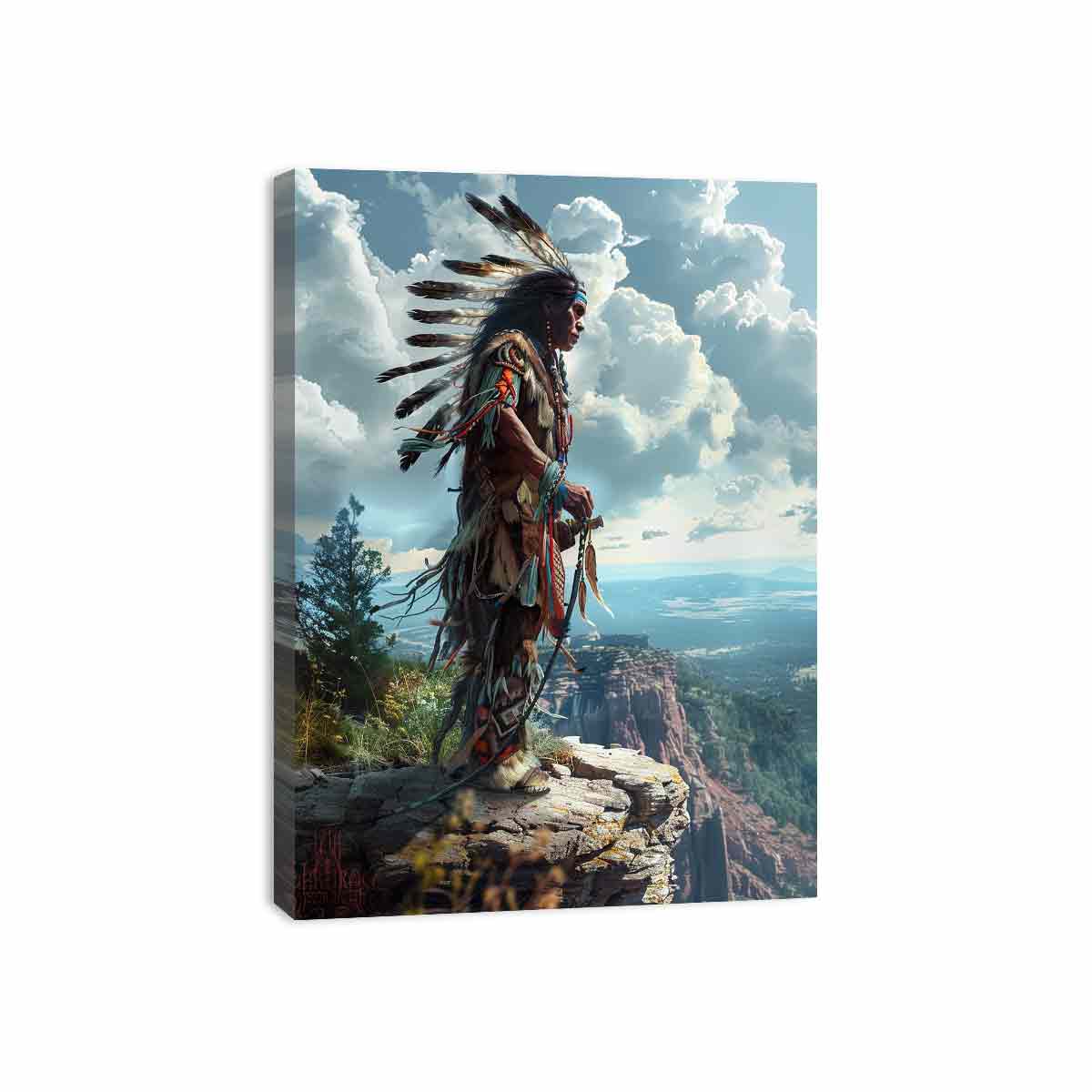Native Canvas Print