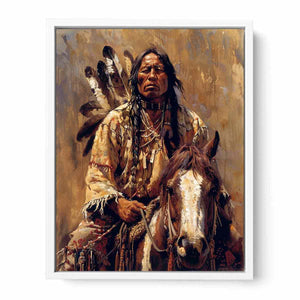 Native Ride Framed Print