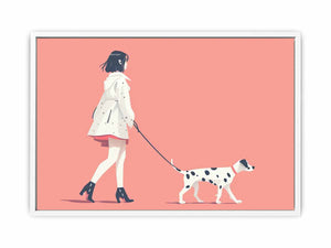 Morning walk Framed Print