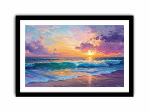 Beach Scene   Art Print