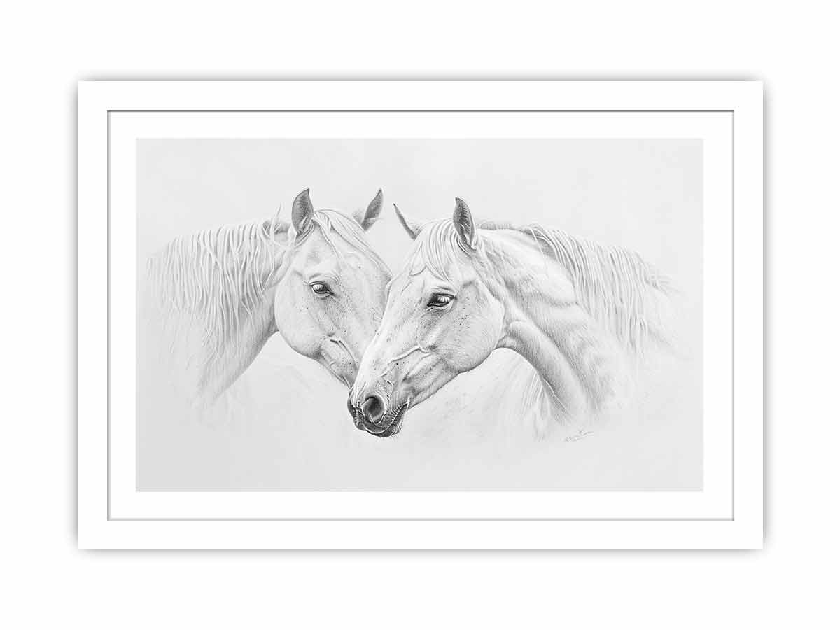 Two Horses  Streched canvas