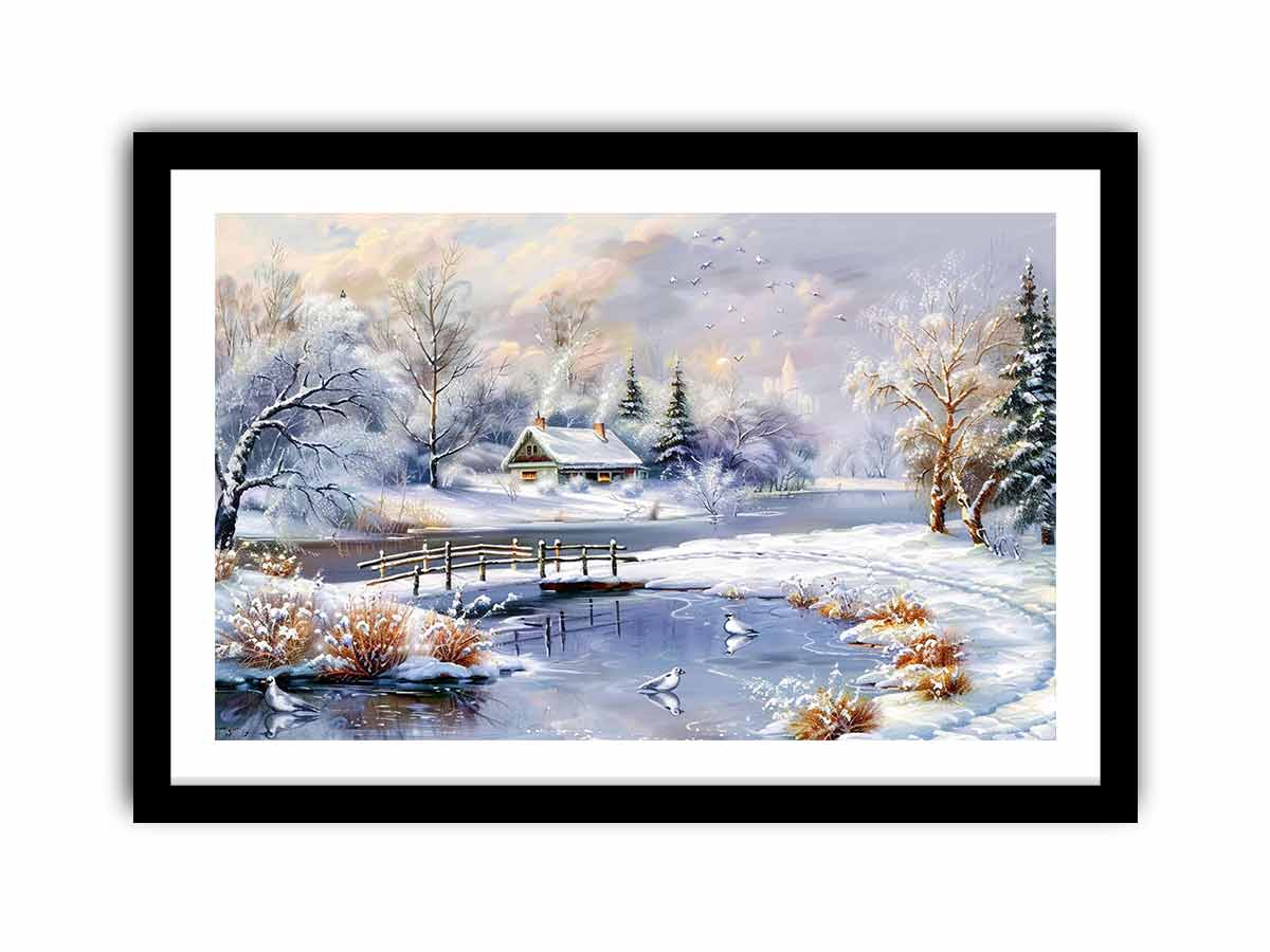 Winter Landscape  Art Print
