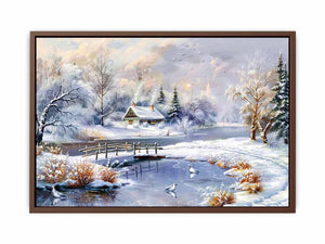 Winter Landscape  Poster