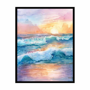 Watercolor Beach   Painting