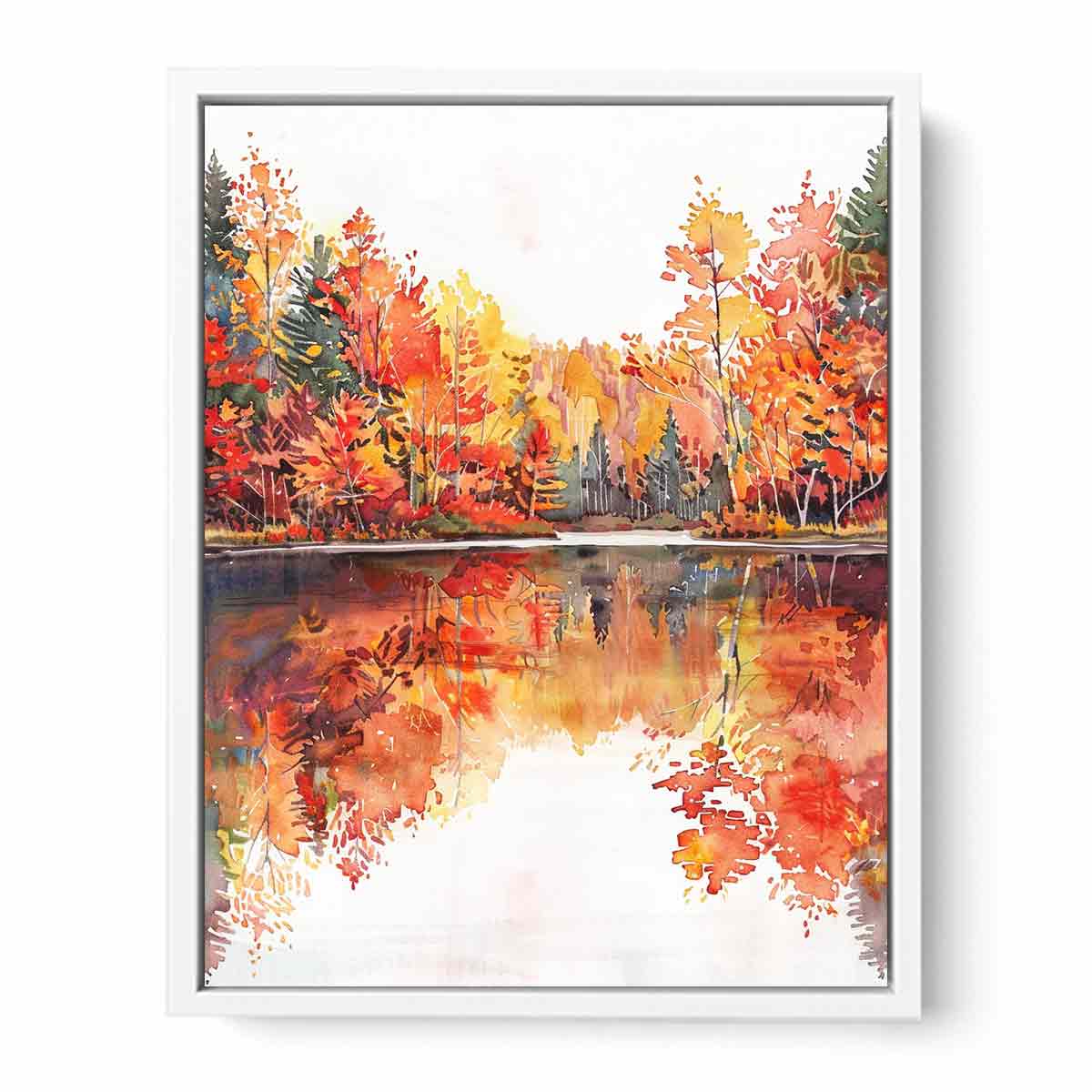 Lake Side  Framed Print