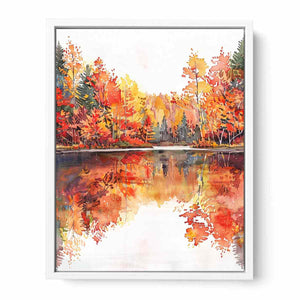 Lake Side  Framed Print