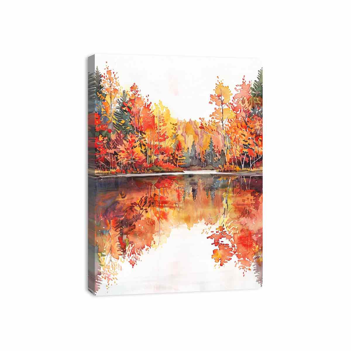 Lake Side  Canvas Print
